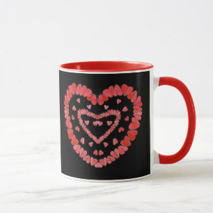 SWEET HEARTS II Red Combo Mug