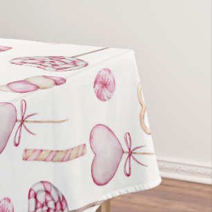 Sweet Hearts Pattern Tablecloth