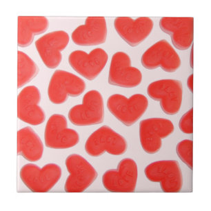 Sweet Hearts Pink tile