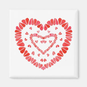 SWEET HEARTS Square Magnet