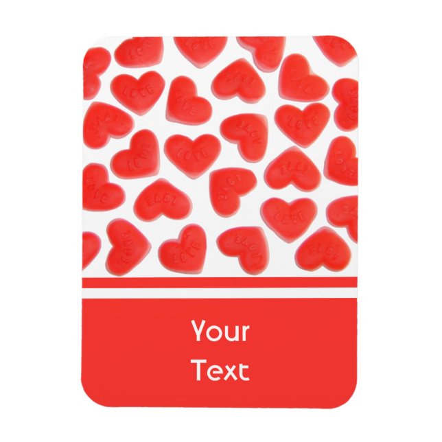 Sweet Hearts 'text' premium magnet (Vertical)