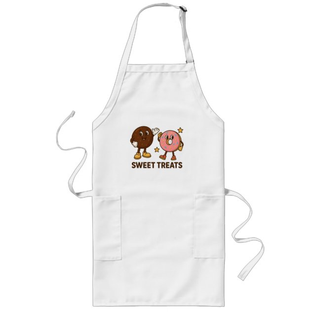 Sweet Heroes – Cookie & Doughnut’s Delicious Adven Long Apron (Front)