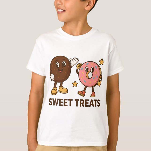 Sweet Heroes – Cookie & Doughnut’s Delicious Adven T-Shirt (Front)