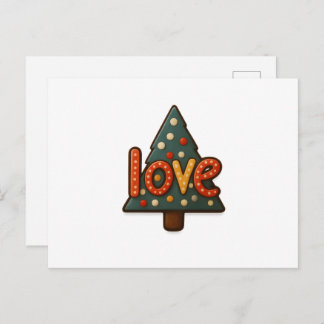 🎄 Sweet Holiday Love 🍪❤️ Postcard
