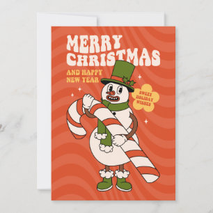 Sweet Holiday Wishes - A Candy Cane Christmas Card