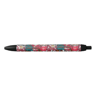 Sweet Holiday Wishes - cute merry christmas Black Ink Pen