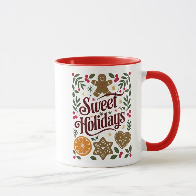 Sweet Holidays – Gingerbread & Citrus Mug (Right)