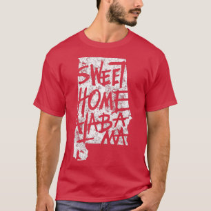 Sweet Home Alabama Birmingham State Art  T-Shirt