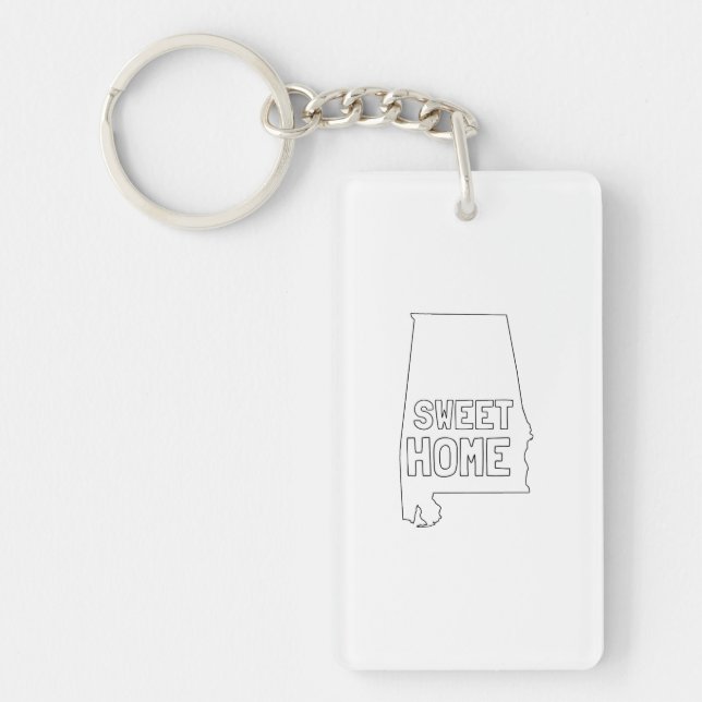 Sweet Home Alabama Key Ring (Front)