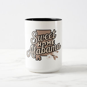 Sweet Home Alabama Two-Tone Mug – 15 oz
