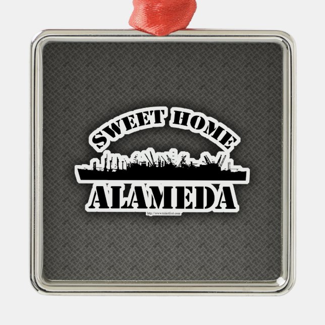 Sweet Home Alameda 2 Metal Ornament (Front)