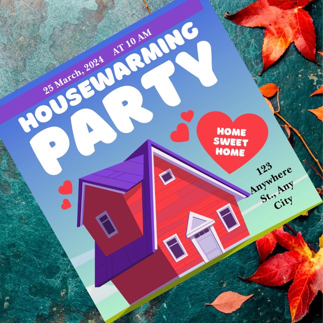 Sweet Home Housewarming Party Invitation (Creator Uploaded)