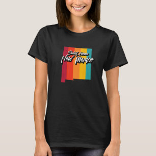 Sweet Home New Mexico Retro 70s New Mexico State T-Shirt