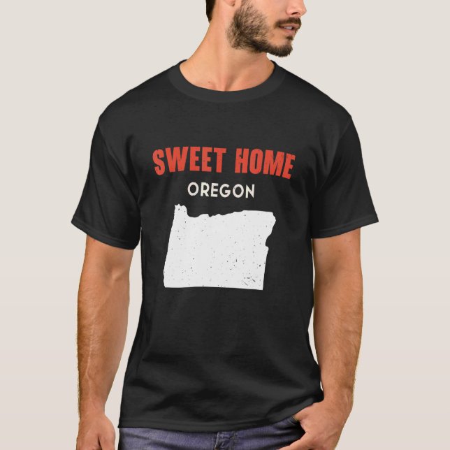 Sweet Home Oregon USA State America Travel Oregoni T-Shirt (Front)