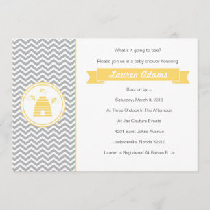 Sweet Honey Baby Shower Invitation