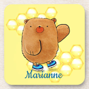 Sweet Honey Bear Coaster