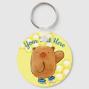Sweet Honey Bear Key Ring