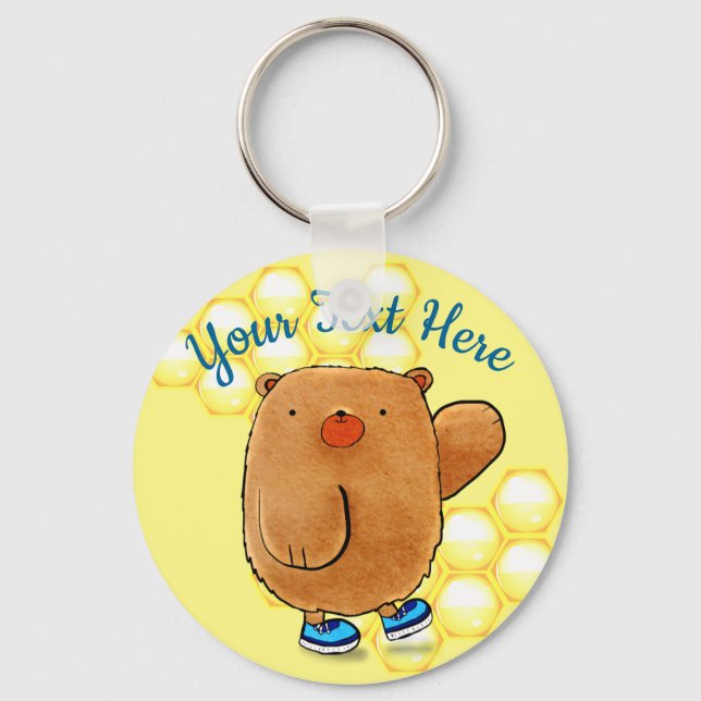 Sweet Honey Bear Key Ring (Front)