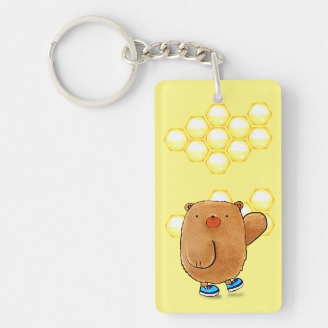 Sweet Honey Bear Key Ring (Front)