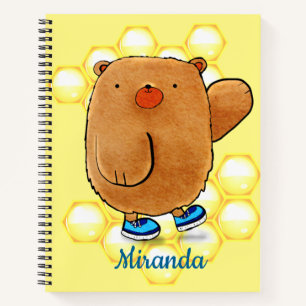 Sweet Honey Bear Notebook