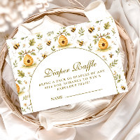 Sweet Honey Bee Baby Shower Diapper Raffle