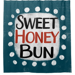 Sweet Honey Bun Shower Curtain