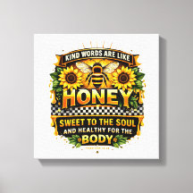 Sweet Honey | Proverbs 16:24 Canvas