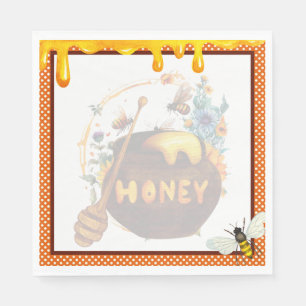 Sweet Honeybee Baby Shower Napkins