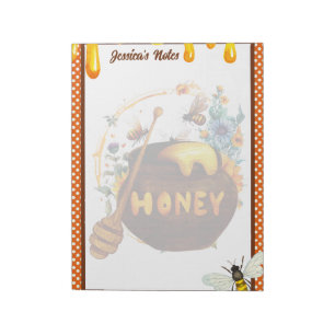 Sweet Honeybee Baby Shower  Notepad