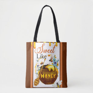 Sweet Honeybee Baby Shower  Tote Bag