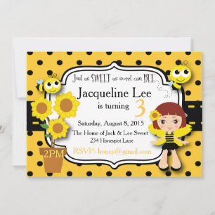 Sweet Honeybee Invitation