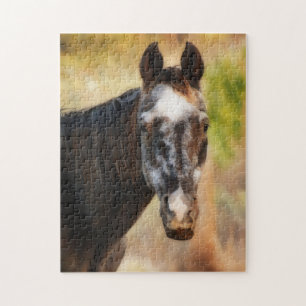 Sweet Horse Portrait Art Puzzle