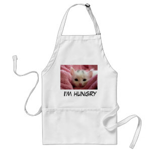Sweet hungry Kitten Standard Apron