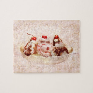Sweet - Ice Cream - Banana split Jigsaw Puzzle