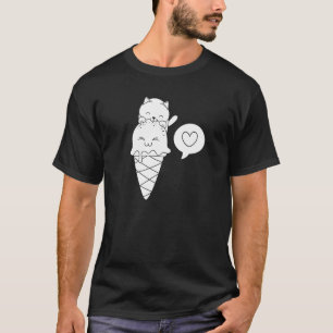 Sweet Ice Cream Cat Desserts Sweet Gelato Cats Own T-Shirt