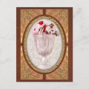 Sweet - Ice Cream - Ice cream sundae Postcard