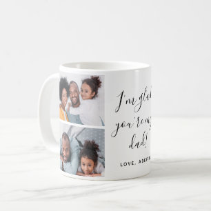 Sweet I'm Glad You're My Dad Photo Collage Coffee Mug