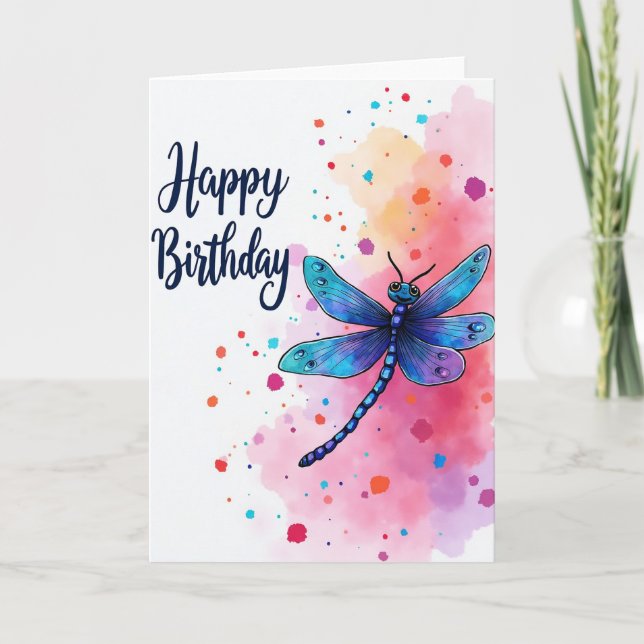 Sweet Insect Birthday Card (Front)