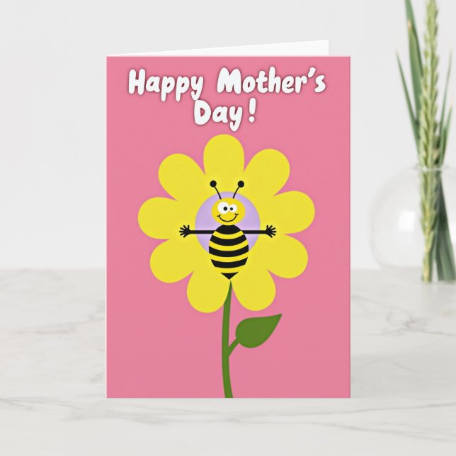 Sweet Insect Mother Day Card (Front)