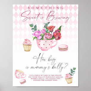 Sweet is brewing How big is mummy's belly game Poster
