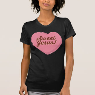 Sweet Jesus Candy Heart, Ladies T-Shirt