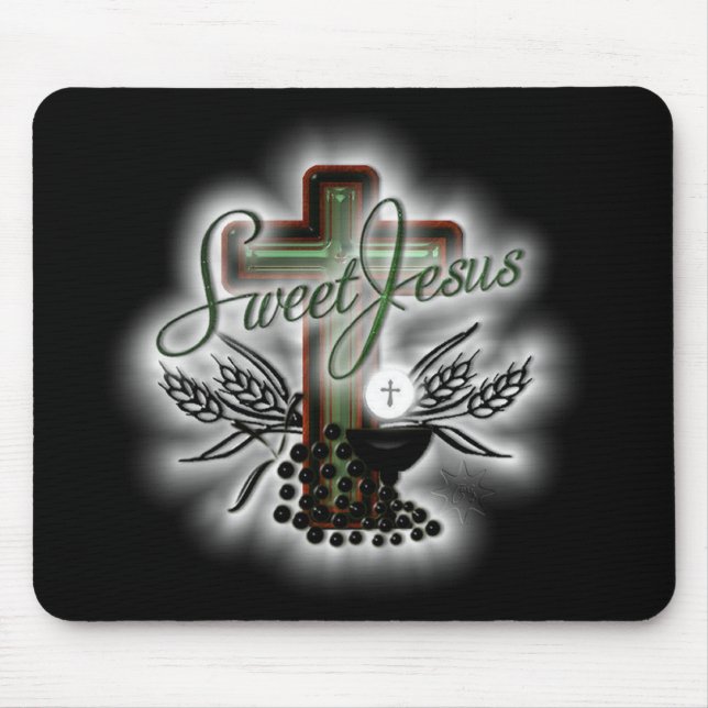 Sweet Jesus Mouse Pad (Front)