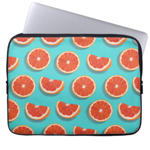 Sweet Juicy Orange Pattern Laptop Sleeve