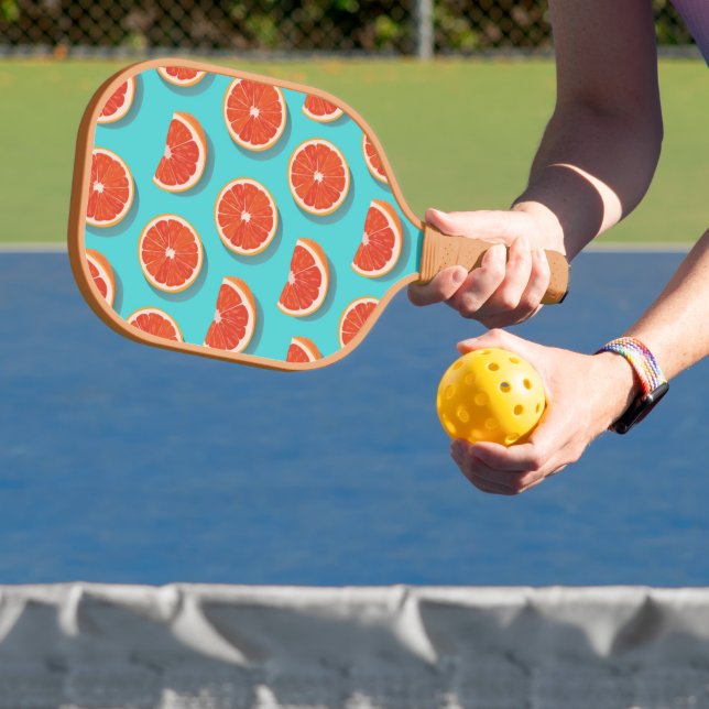 Sweet Juicy Orange Pattern Pickleball Paddle (Insitu)