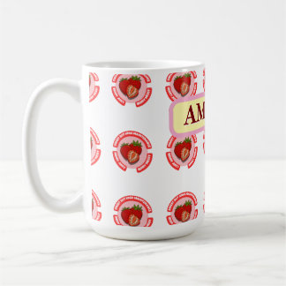 Sweet Juicy Strawberries Summer Fruit Coffee Mug