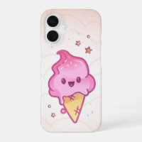 Sweet Kawaii Ice Cream – Cute Pink Cone