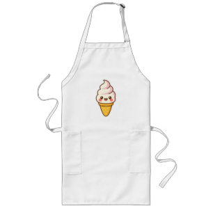 Sweet Kawaii Ice Cream Long Apron