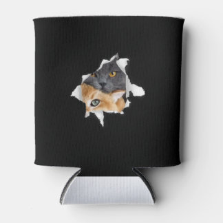 Sweet Kitten Couple | Funny Cat Lover Gift Can Cooler