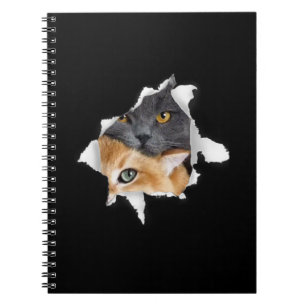 Sweet Kitten Couple Funny Cat Lover Gift Notebook