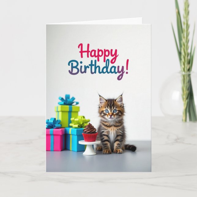 Sweet Kitten Gifts Card (Front)